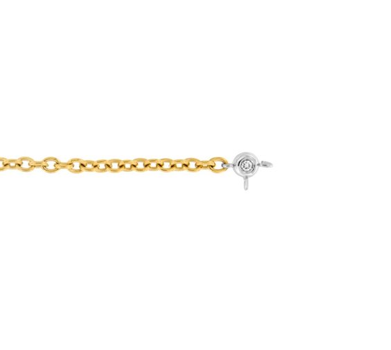 Bracciale Dédié in Titanio Diamante Lab Grown 0.02 Ct BRD2611 DL 925 BI - BRD2611 DL 925 BI